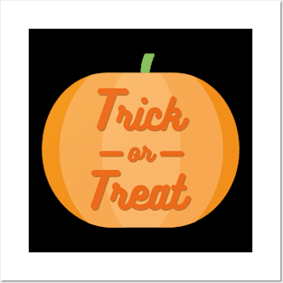 Trick or Treat Pumpkin Halloween Posters and Art